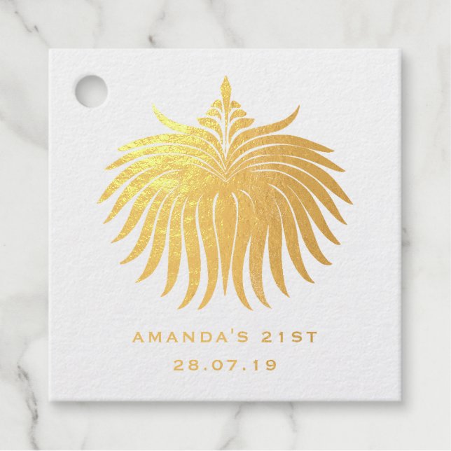 Étiquette-cadeau Ornement mystique (Devant)