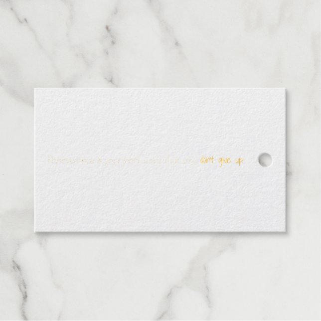 Étiquette cadeau persévérance (Recto (horizontal))