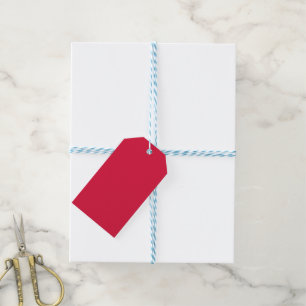 Étiquette Cadeau Personnalisée Rouge Grenat