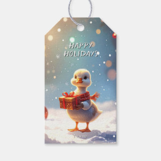 Étiquette Cadeau Petit Canard