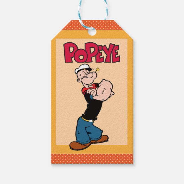 Étiquette cadeau Popeye (Devant)