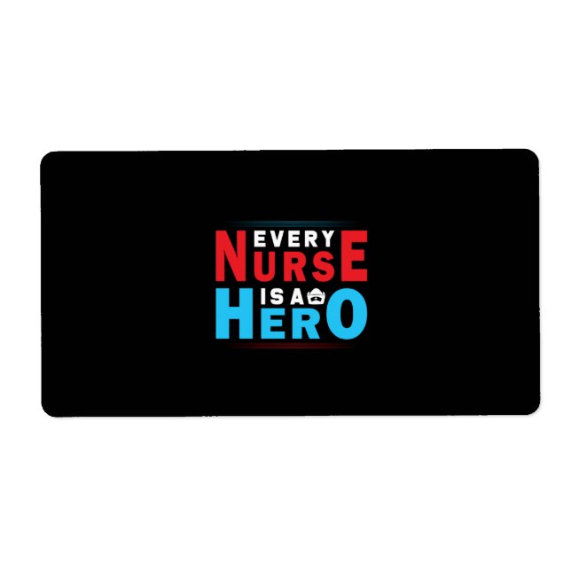 Étiquette Cadeau pour infirmière | Chaque infirmière est un  (Devant)