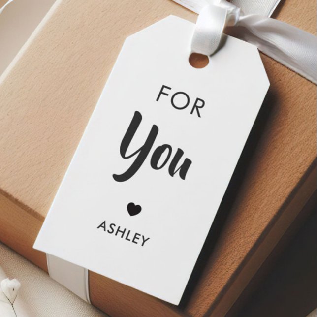 Étiquette cadeau pour vous, étiquette pour toute o (Créateur téléchargé)