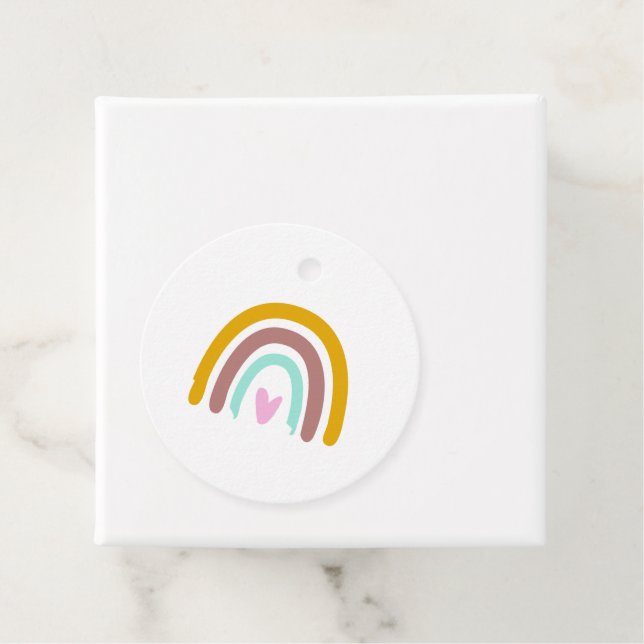 Étiquette cadeau Rainbow (En situation)