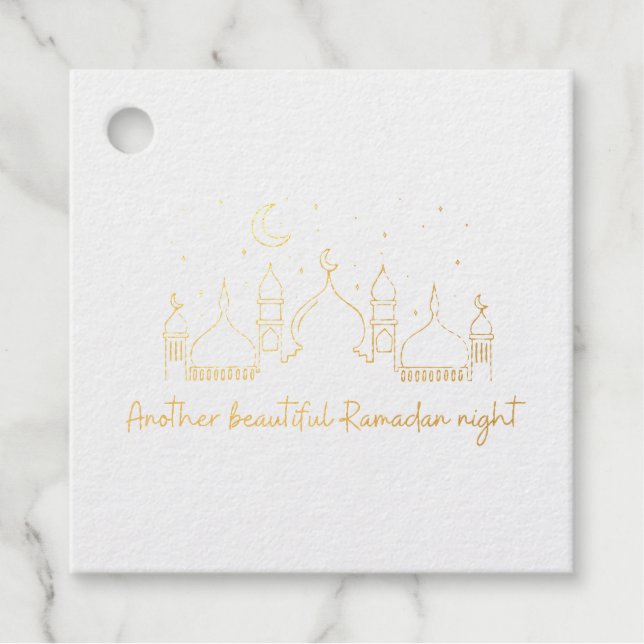 ÉTIQUETTE-CADEAU RAMADAN RAMADAN KAREEM RAMADAN MUBARAK MARGARITA (Devant)