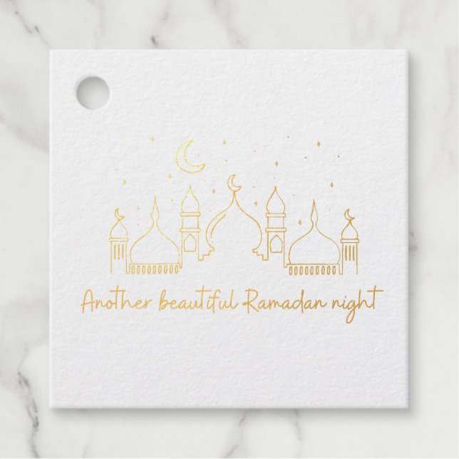 ÉTIQUETTE-CADEAU RAMADAN RAMADAN KAREEM RAMADAN MUBARAK MARGARITA (Devant)