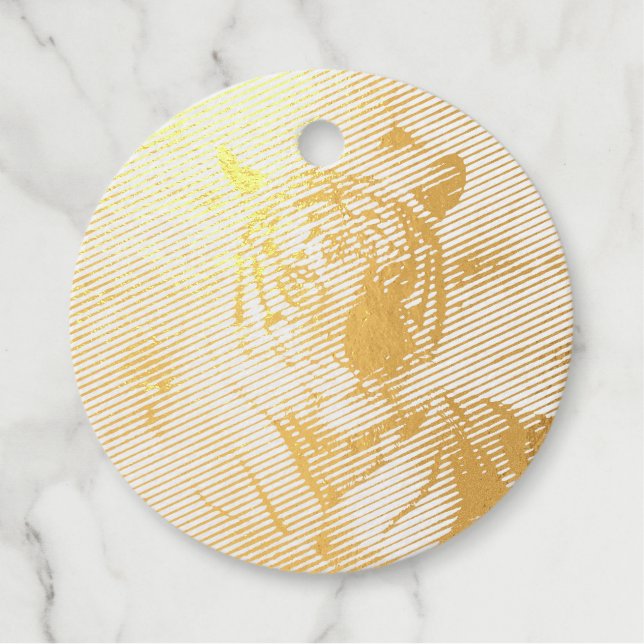 Étiquette-cadeau Regal Confetti (Devant)