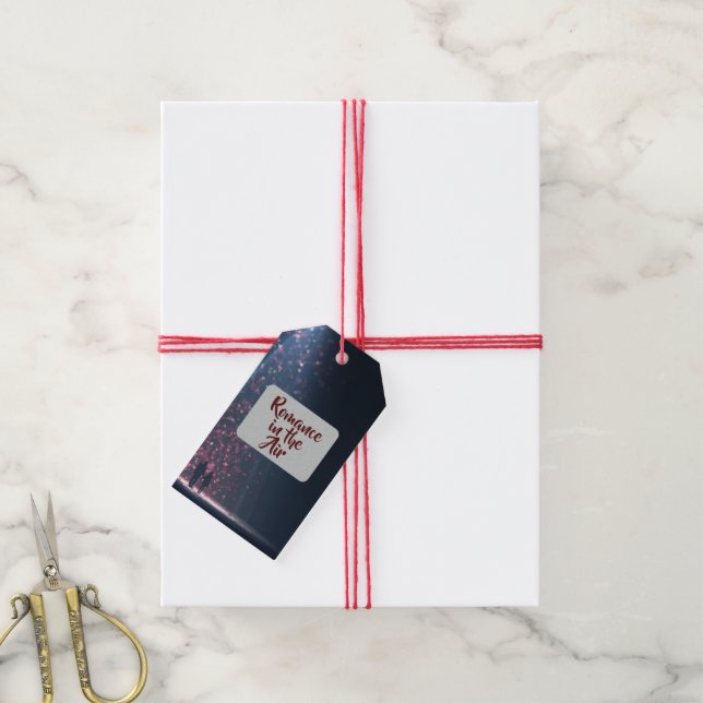 Étiquette cadeau Romance dans l'Air – Gothique & É (Avec de la ficelle)