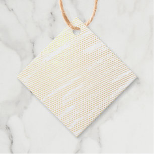 Étiquette-cadeau simple couleur solide simple personnalisé jaune pa