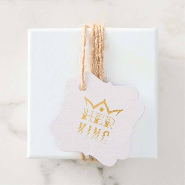 Étiquette-cadeau Son Roi (Avec boite)
