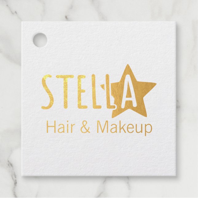 Étiquette-cadeau Stella Star (Devant)