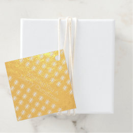 Étiquette-cadeau Stewart Black Original Tartan écossais