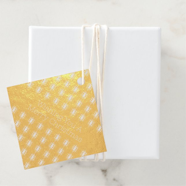 Étiquette-cadeau Stewart Black Original Tartan écossais (Avec boite)