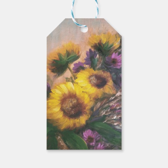 Étiquette cadeau Sunflower Breeze (Devant)