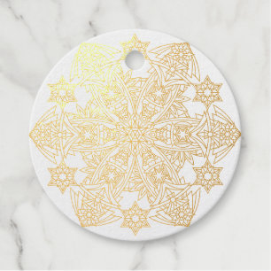 Étiquette-cadeau Tag Foil Foil Vintage Regal Favoriser & Cadeau
