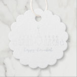 Étiquette-cadeau Tags Foil Favoriser Chanukah<br><div class="desc">Chanoukah mérite quelque chose de plus,  quelque chose de spécial ! Ce design présente une belle esthétique simpliste et minimaliste avec sa touche moderne et son goût délicat. Célébrez Chanoukah avec la coordination de la décoration et des accessoires de cadeaux. Faites de cette année un Chanoukah à retenir !</div>