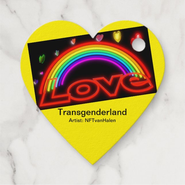 Étiquette-cadeau Transgenderland (Dos)