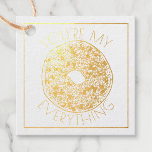 Étiquette-cadeau Tu es mon tout Favori de mariage pour foodie au ba