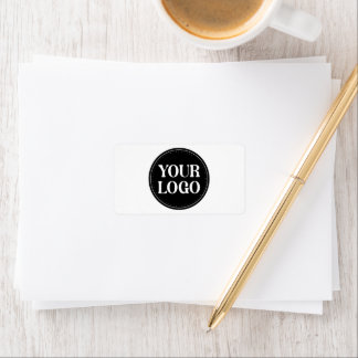 Étiquette Cadeaux de Noël d'entreprise personnalisés avec lo