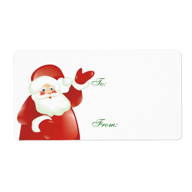 Étiquette Cadeaux père Noël (Devant)