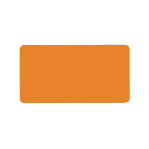 Étiquette Cadmium orange couleur solide