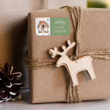 Cadre photo de Noël cosy Adresse de retour