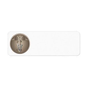 Étiquette Caducée vétérinaire