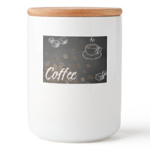 Étiquette café couleur