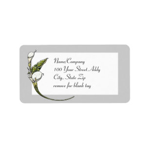 Étiquette Calla Lilis