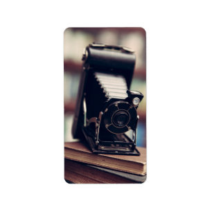 Étiquette Caméra vintage