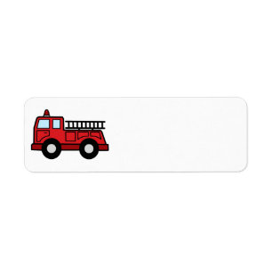 Étiquette Camion de véhicule de secours de Firetruck de