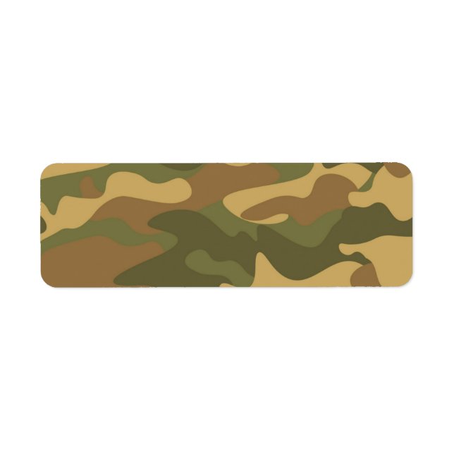 Étiquette Camo (Devant)