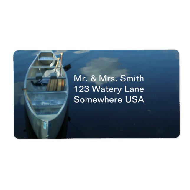 Étiquette Canotage des eaux limitrophes v.1 (Devant)