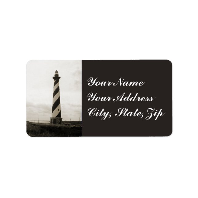 Étiquette Cape Hatteras Lighthouse (Devant)