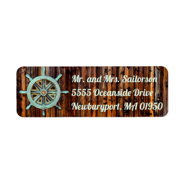 Étiquette Capitaine Wheel (Devant)