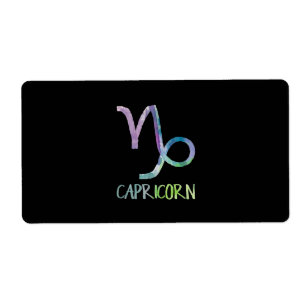 Étiquette Capricorne Symbole Zodiaque Astrologie Chèvre de m