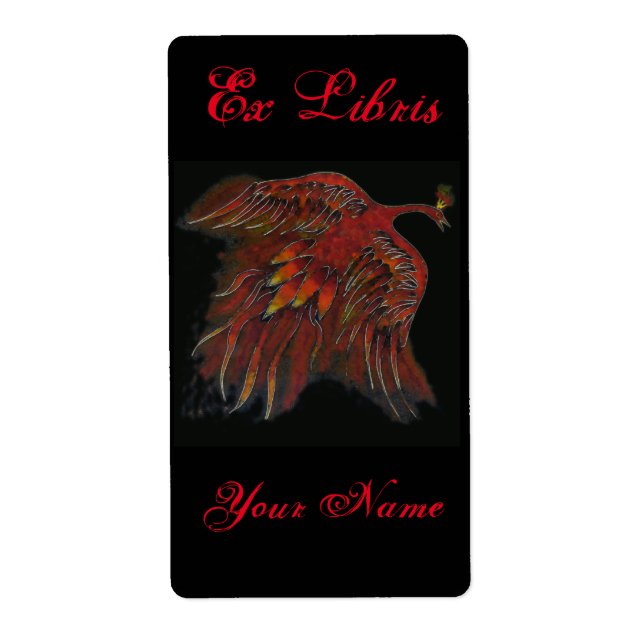 Étiquette Capteur de plaque de papier Firebird Rectangle (Devant)