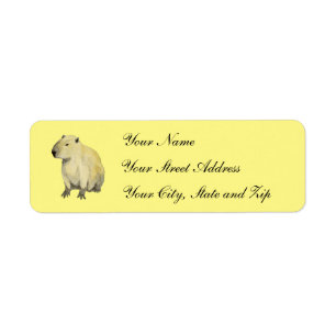 Étiquette Capybara