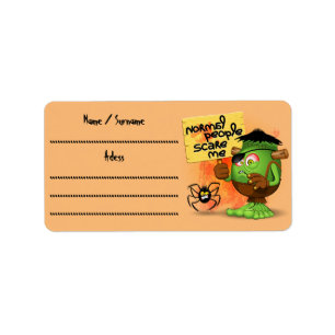 Étiquette Caractère Frankenstein de 'Normal People Scare Me'