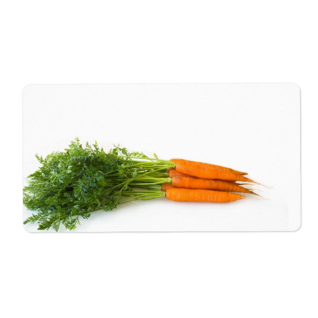 Étiquette Carottes (Devant)
