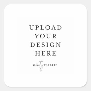 étiquette Carré de 1,5 po