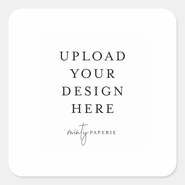 Étiquette carrée de 1,5" (Devant)