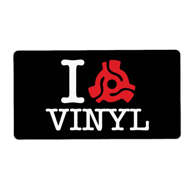Étiquette Carte I 45 Vinyl (Devant)