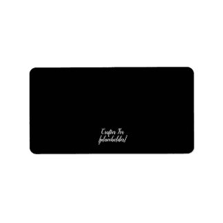 Étiquette Carte personnalisée esthétique