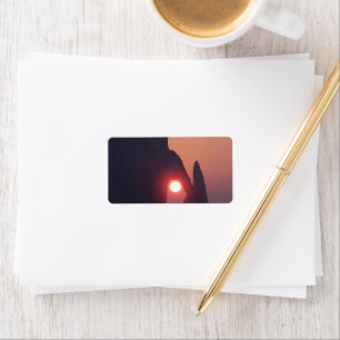 Étiquette Carte simple