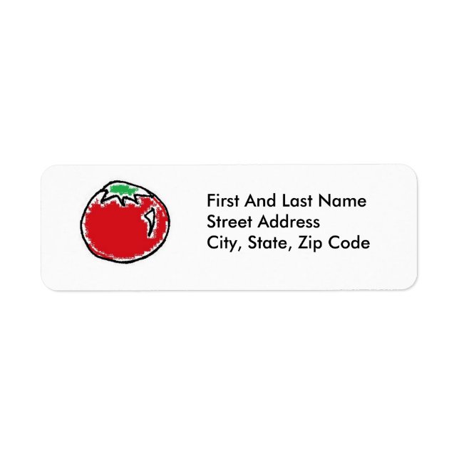 Étiquette Carton de tomate cerise (Devant)