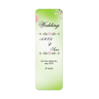ÉTIQUETTE CARTON D'INVITATION DE MARIAGE