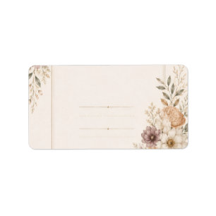 Étiquette Carton d'invitation de mariage d'art fin avec pein