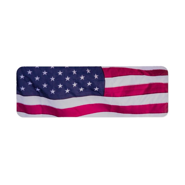 Étiquette Casquette drapeau américain (Devant)