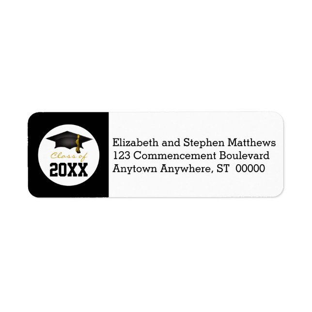 Étiquette Catégorie de 2024 Plafond de fin d'études 2025 (Devant)